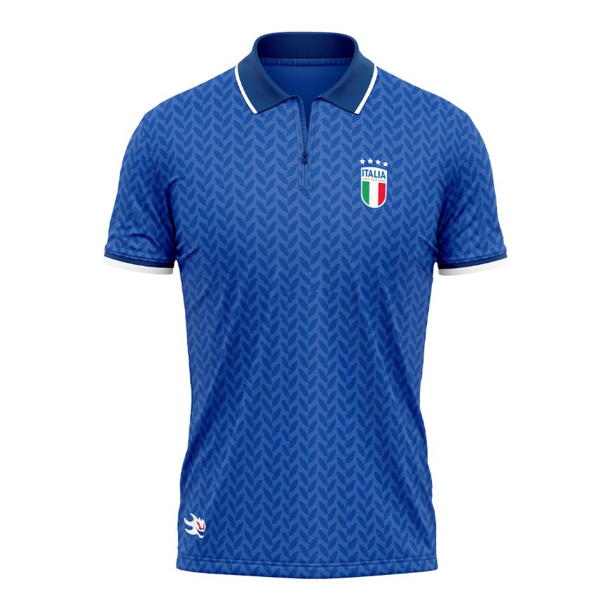 Picture of 2026 World Cup Italy Shirt Polo Style, Breathable Moisture-Wicking Fabric, US Standard Sizes