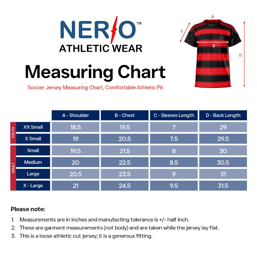 Picture of 2024-25 Flamengo Soccer Jersey.