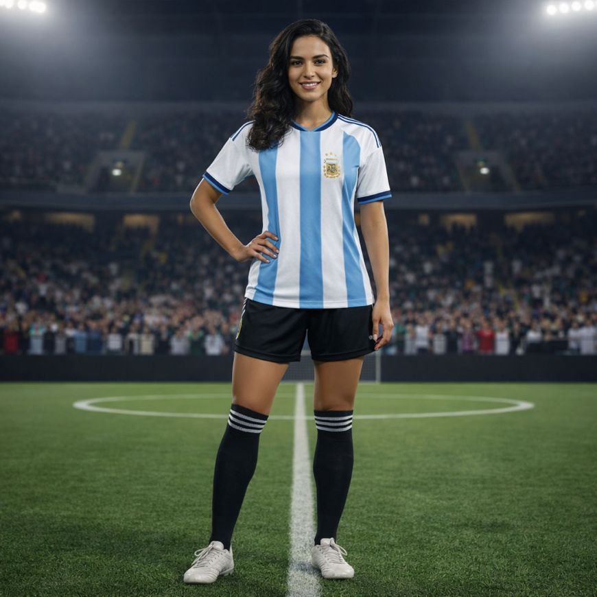 Picture of 2025-26 Argentina Soccer Jersey.