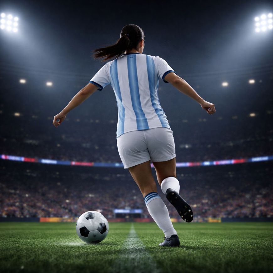 Picture of 2025-26 Argentina Soccer Jersey.