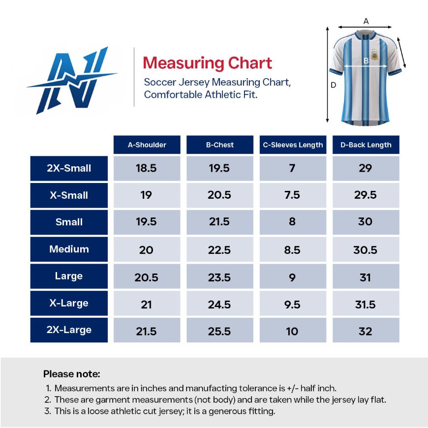 Picture of 2025-26 Argentina Soccer Jersey.