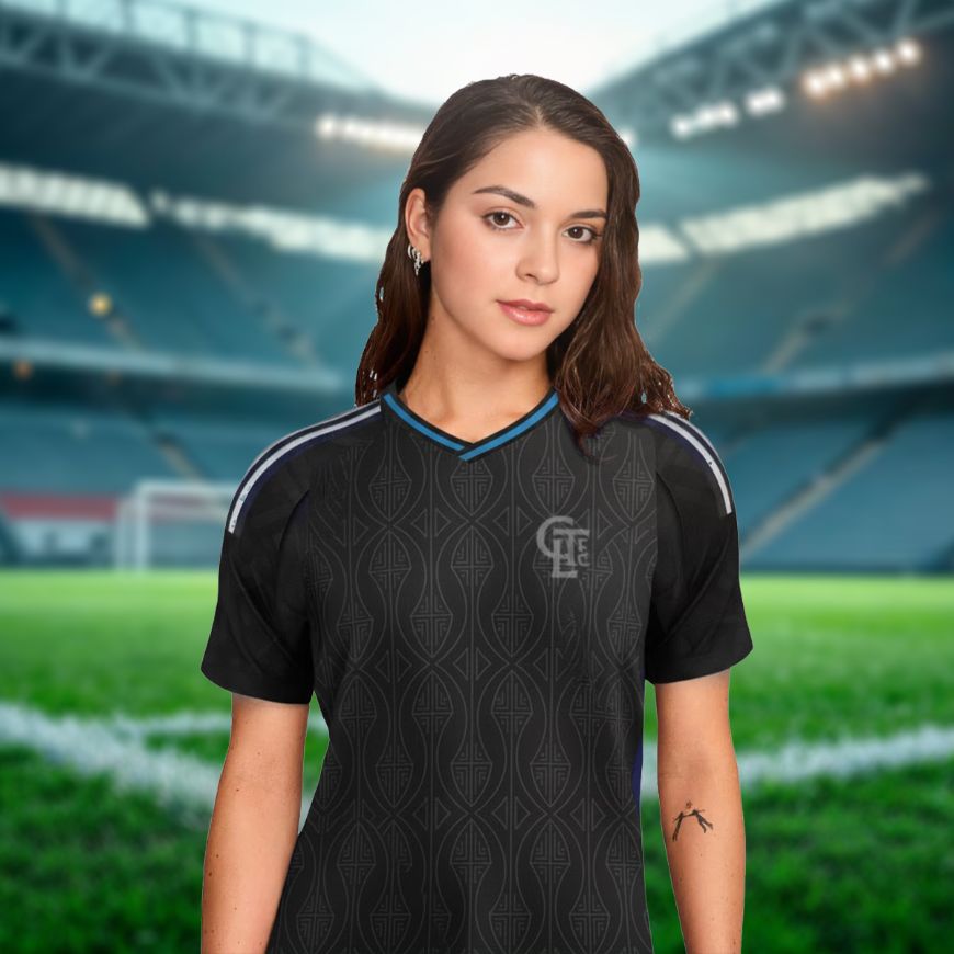 Picture of 2025-26 Charlotte Soccer Jersey.