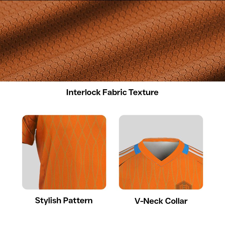 Picture of 2025-26 Houston Soccer Jersey.