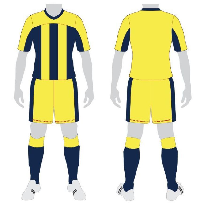 Picture of Soccer Full Kit Style N177FK Custom Made.