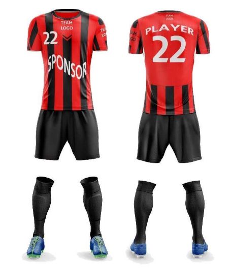 Picture of Soccer Full Kit Style N222FK Custom Made