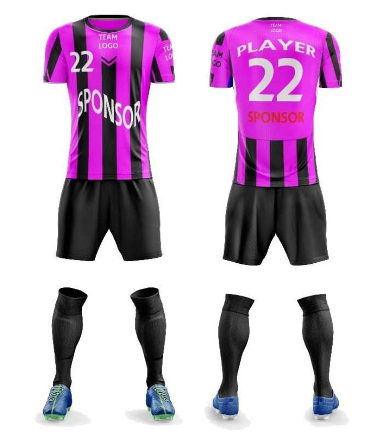 Picture of Soccer Full Kit Style N222FK Custom Made