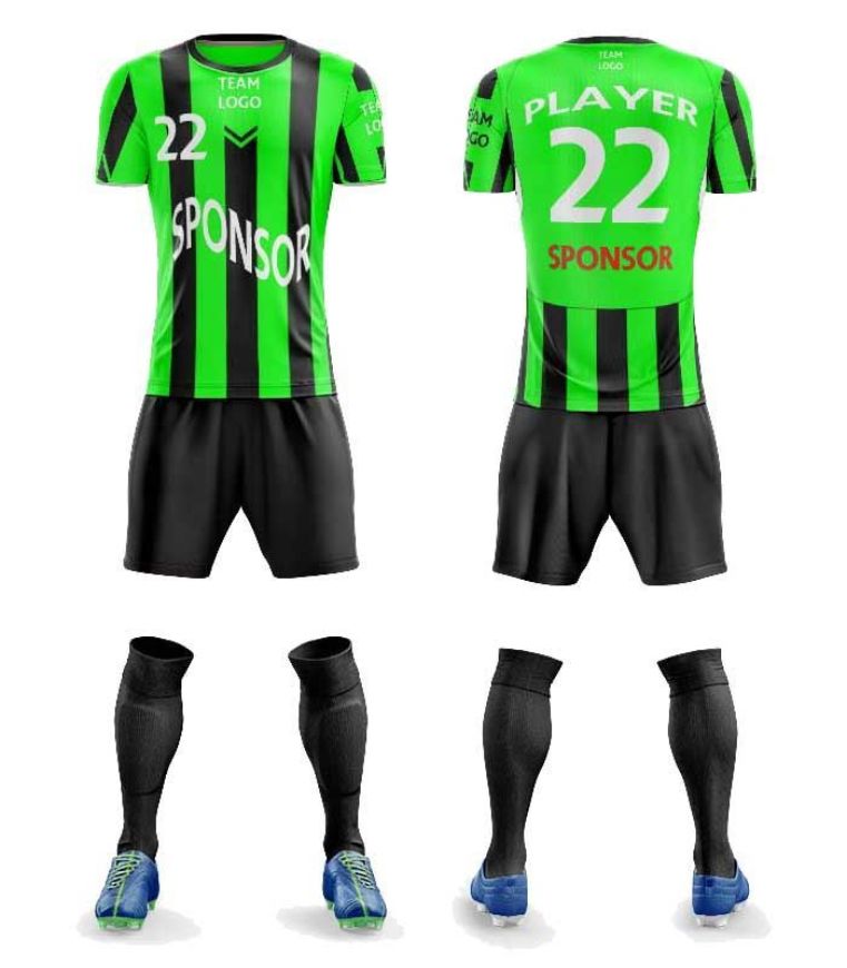 Picture of Soccer Full Kit Style N222FK Custom Made