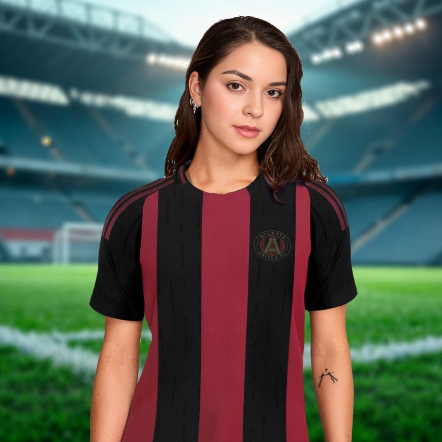 Picture of 2025-26 Atlanta Soccer Home Jersey.