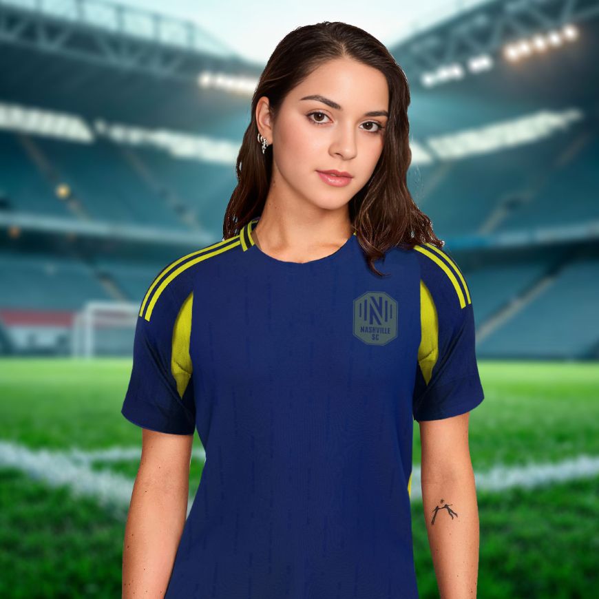 Picture of 2025-26 Nashville Soccer Home Jersey.