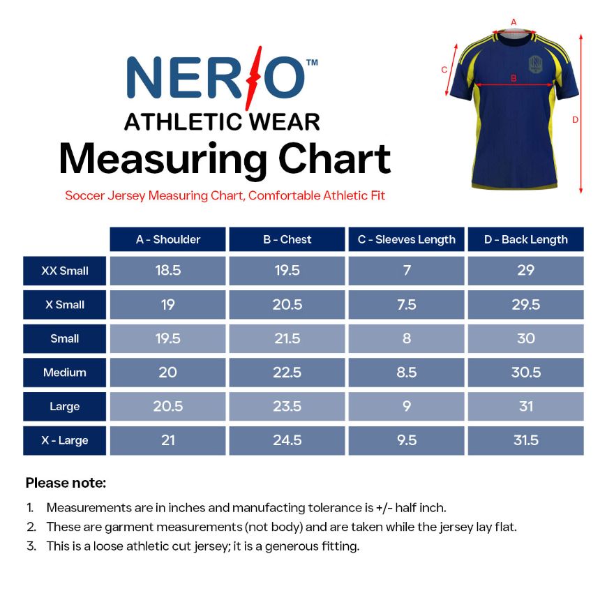 Picture of 2025-26 Nashville Soccer Home Jersey.